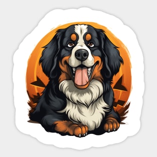 Halloween Bernese Mountain Dog #2 Sticker